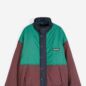 Veste Réversible Nylon Vert Bordeaux Bleu