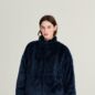 Veste Réversible Nylon Vert Bordeaux Bleu