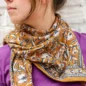 Foulard Grand Format Jaya Safran