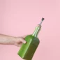 Distributeur Huile Vert et Rayures