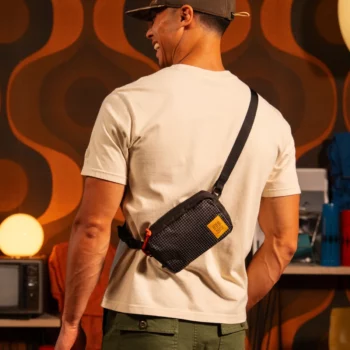 Ripstop belt bag black/grid