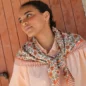 Foulard Grand Format Ashley Pêche