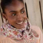 Foulard Grand Format Courtney Terracotta