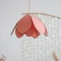 Suspension Fleur Double Terracotta