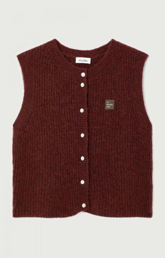 Gilet East Sans Manches Acerola Chiné