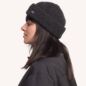 Bonnet Laban Noir Chiné