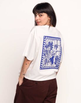 Tee shirt melody Écru elise esposito